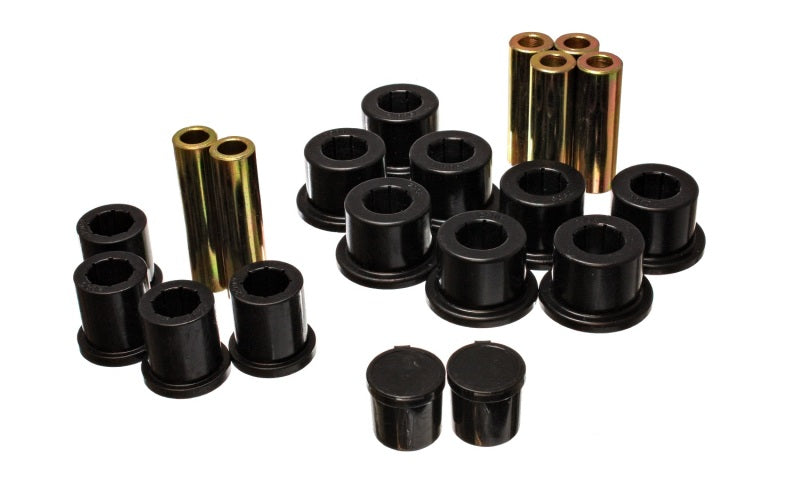 Energy Suspension Rear Spring Bushing Set - Black Energy Suspension Bushing Kits AXOPROS