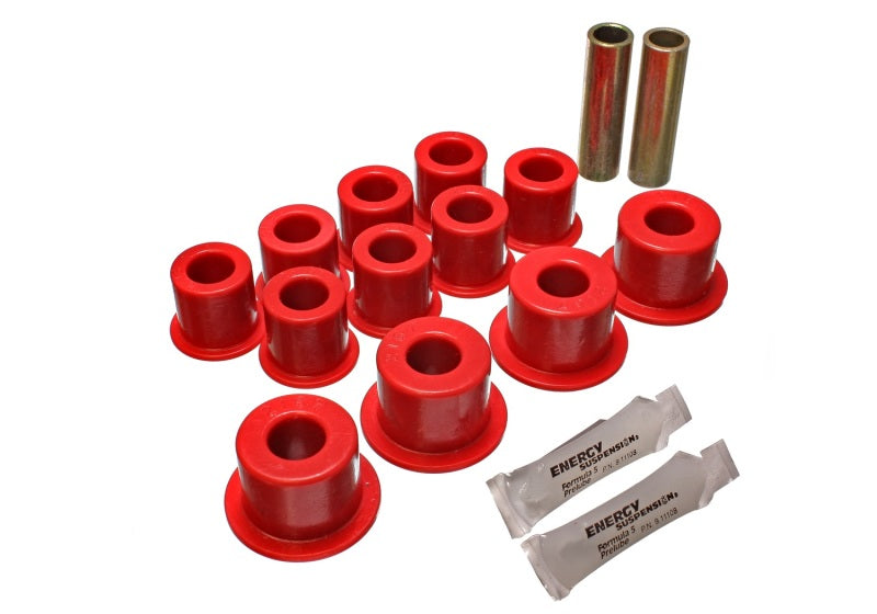 Energy Suspension Spring Bushing - Red Energy Suspension Bushing Kits AXOPROS