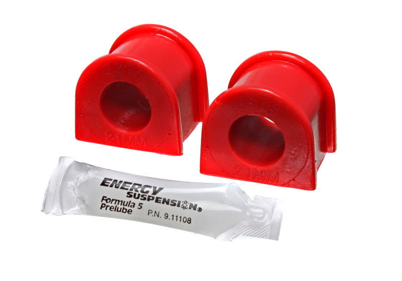 Energy Suspension Subaru Forester/Legacy/Outback/WRX Red 21mm Front Sway Bar Bushing Set Energy Suspension Bushing Kits AXOPROS