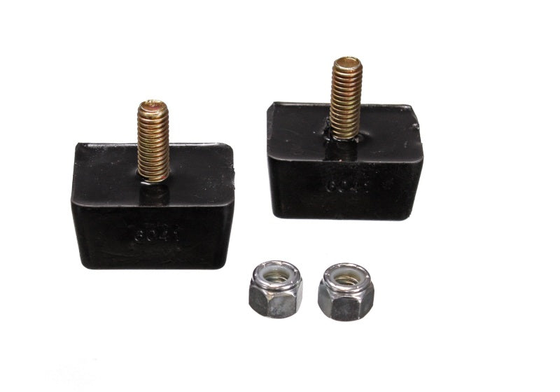 Energy Suspension Univ Blk 7/8in H x 1-7/8in L x 1-3/8in W Low Profile Rectangular Bump Stops (2 ea) Energy Suspension Bushing Kits AXOPROS