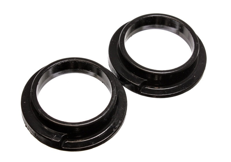 Energy Suspension Universal 3in ID 4 5/16in OD 1 1/8in H Black Coil Spring Isolators (2 per set) Energy Suspension Bushing Kits AXOPROS