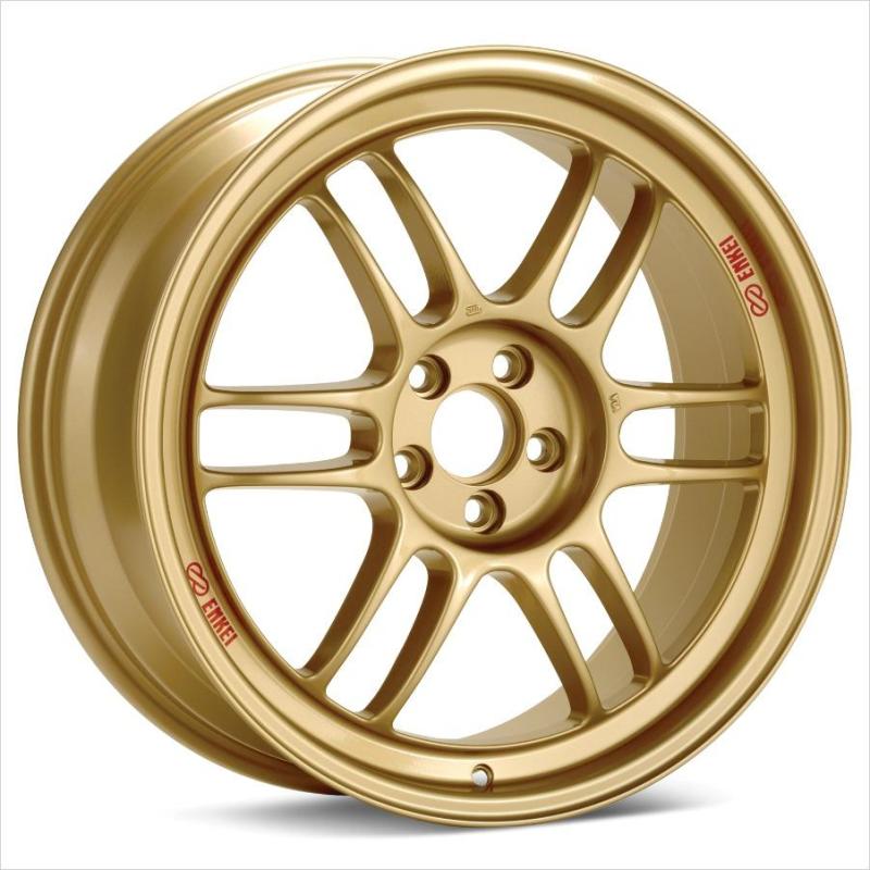 Enkei RPF1 18x9.5 5x114.3 38mm Offset 73mm Bore Gold Wheel *Special Order Minimum Order of 40* Enkei Wheels - Cast AXOPROS