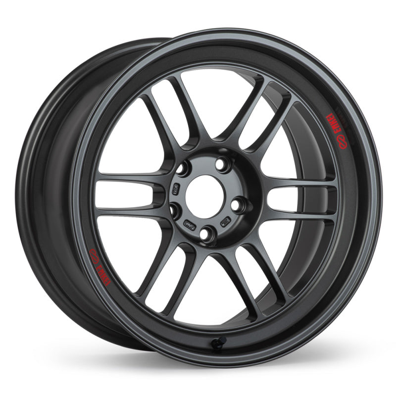 Enkei RPF1RS 18x10.5 5x114.3 10mm Offset 75mm Bore Matte Gunmetal Wheel Enkei Wheels - Cast AXOPROS