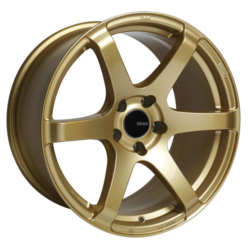 Enkei T6S 17x8 45mm Offset 5x100 Bolt Pattern 72.6 Bore Gold Wheel Enkei Wheels - Cast AXOPROS
