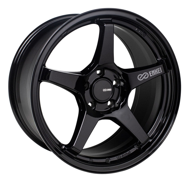 Enkei TS-5 18x8 5x114.3 40mm Offset 72.6mm Bore Gloss Black Enkei Wheels - Cast AXOPROS