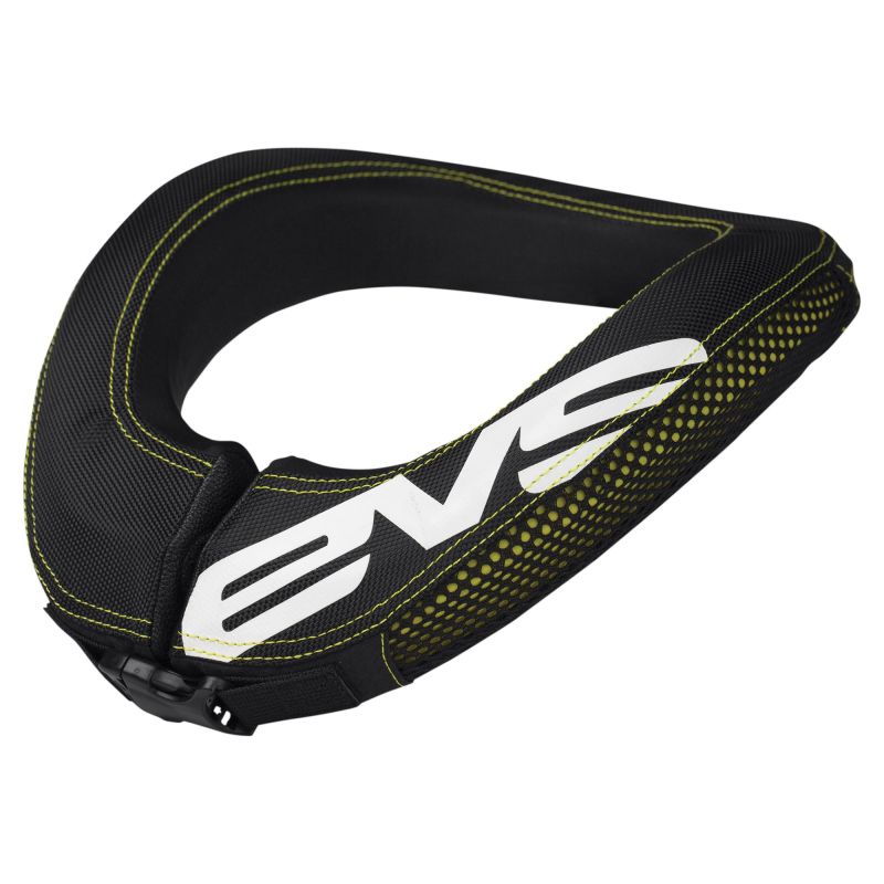 EVS R2 Race Collar Black/Hiviz - Youth EVS Body Protection AXOPROS
