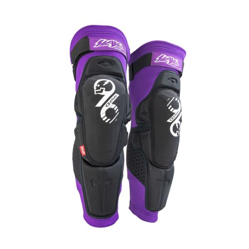 EVS Slayco96 Knee Guard Pair Purple/Black - Large/XL EVS Body Protection AXOPROS