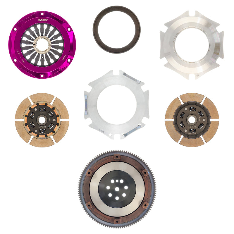 Exedy 1996-2006 Mitsubishi Lancer Evolution L4 Hyper Twin Cerametallic Clutch Sprung Exedy Clutch Kits - Multi AXOPROS