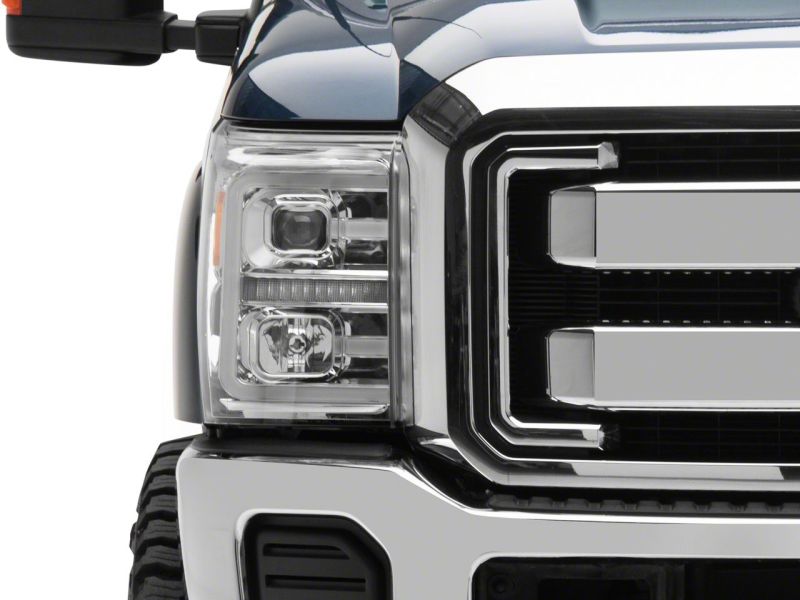 Raxiom Raxiom 11-16 Ford F-250 Super Duty LED Projector Headlights - Chrome Housing (Clear Lens) Headlights aftermarket performance part