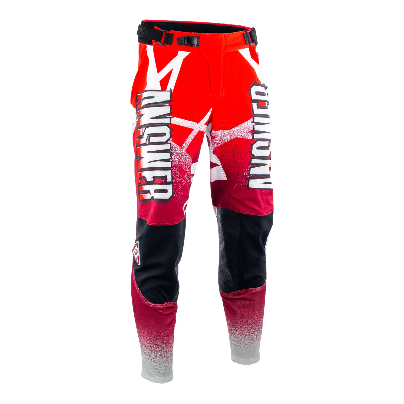 Answer Answer 26 LE Elite Chaos Artifacts Pants 50 Years Dark Red/Red/White Size - 28 Pants aftermarket performance part