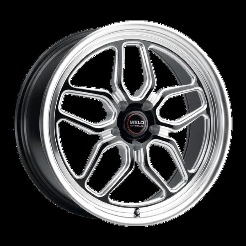Weld Weld S107 20X8 Laguna 5X127 ET00 BS4.50 Gloss Black MIL Dia 78.1 Wheels - Cast aftermarket performance part