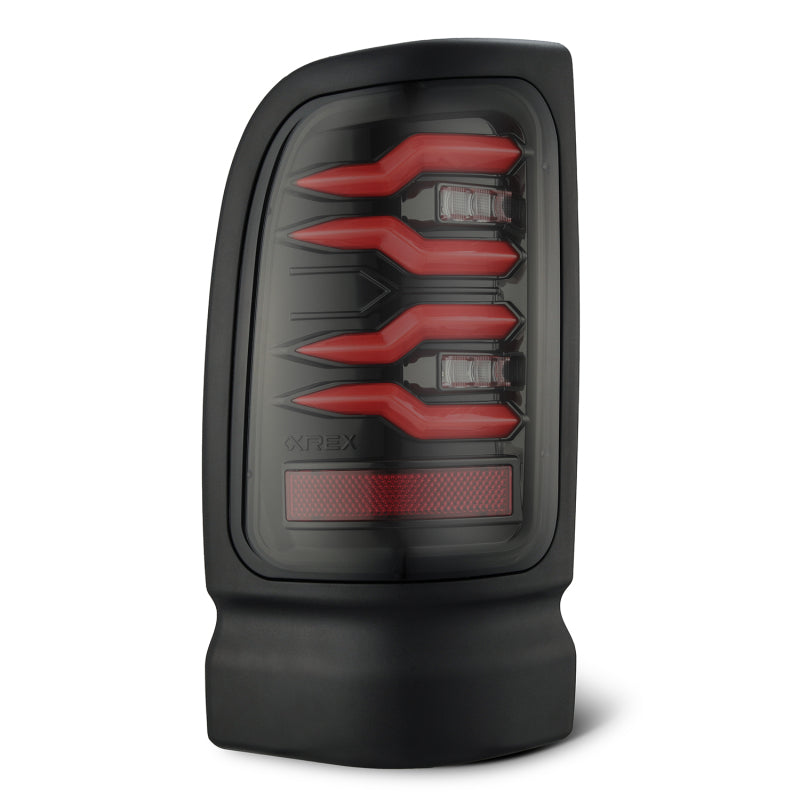 AlphaRex AlphaRex 94-01 Dodge Ram 1500/2500/3500 LUXX-Series LED Tail Lights - Black/Red Tail Lights aftermarket performance part