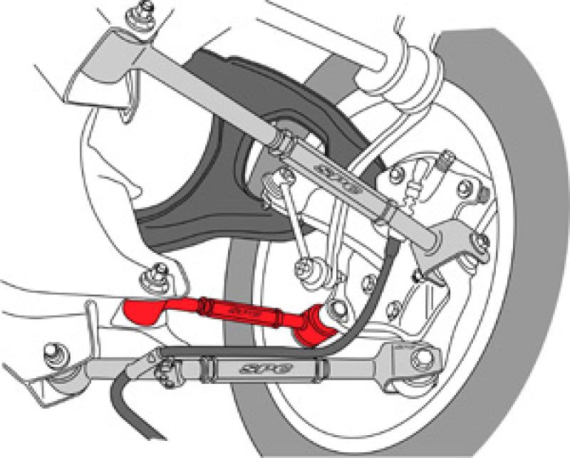 SPC Performance 08-10 Honda Accord/09-10 Acura TSX/TL Rear Adjustable Toe Arm SPC Performance Camber Kits  AXOPROS