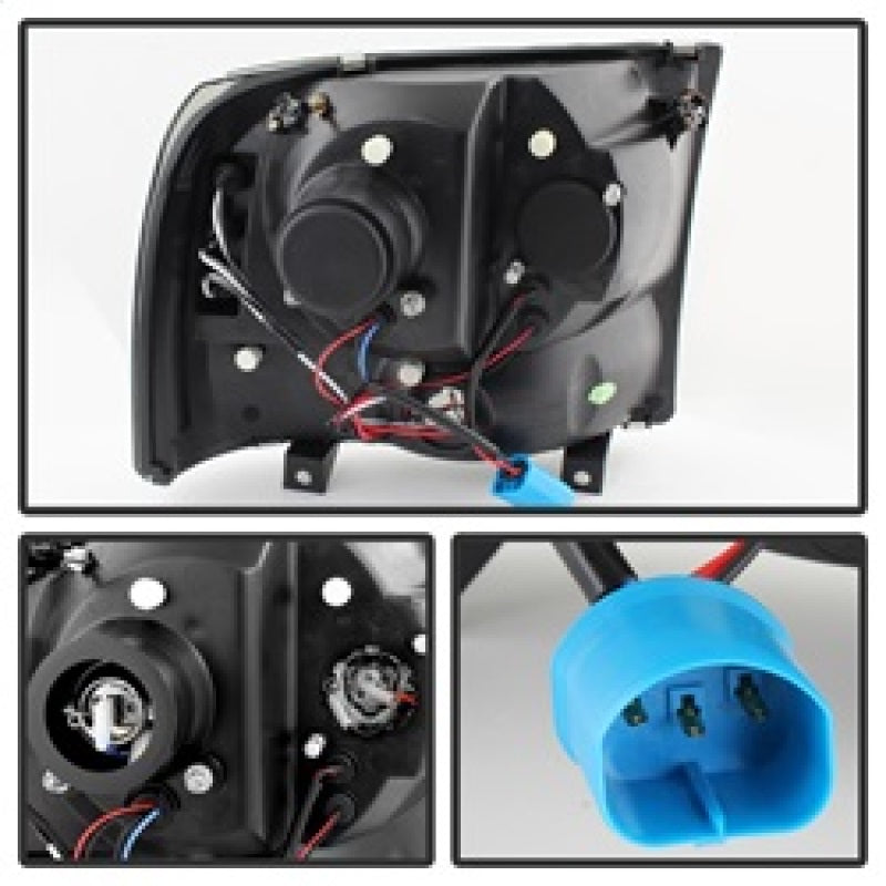 Spyder Ford F250 Super Duty 99-04 Projector Version 2 LED Halo LED Blk Smke PRO-YD-FF25099-1P-G2-BSM SPYDER Headlights AXOPROS