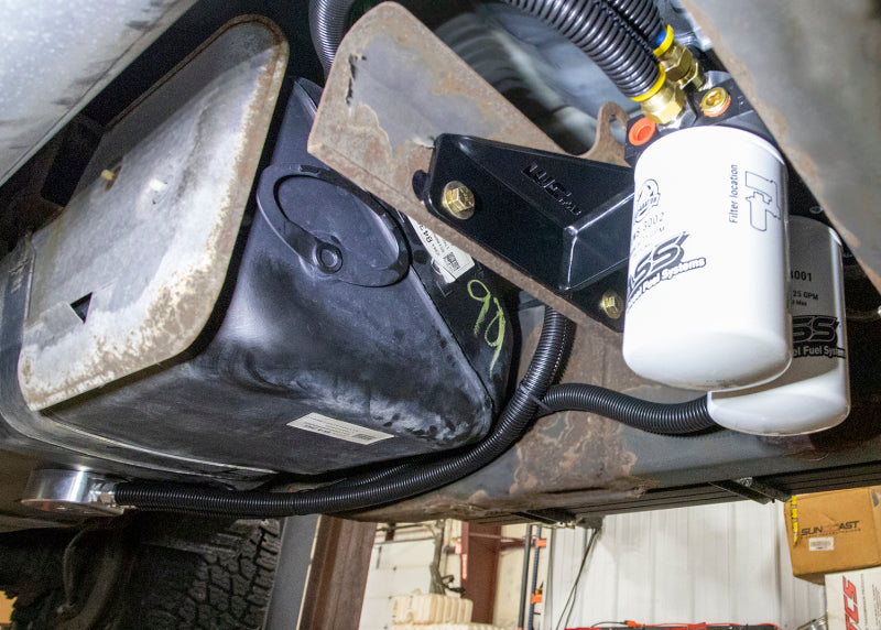 Wehrli 11-16 Chevrolet 6.6L Duramax FASS Fuel System Relocation Bracket (Crew Cab Only) Wehrli Fuel Pump - External Mounts  AXOPROS