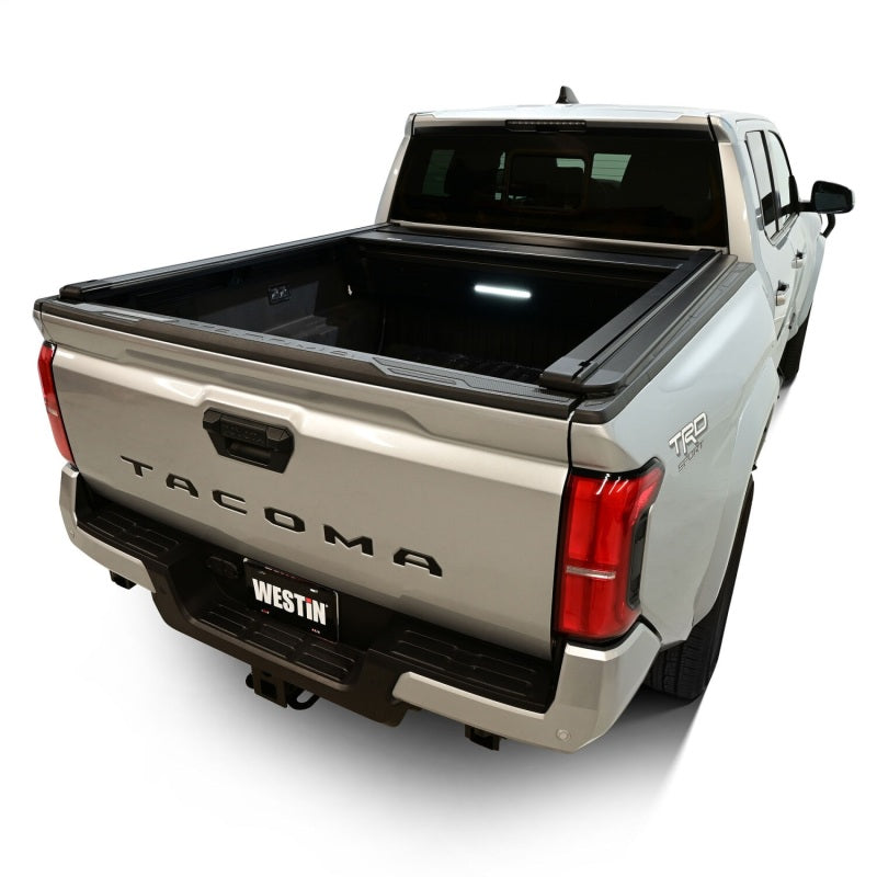 Westin 24-26 Toyota Tacoma 5ft. Bed Electric Retractable Tonneau Cover - Black Westin Tonneau Covers - Retractable AXOPROS