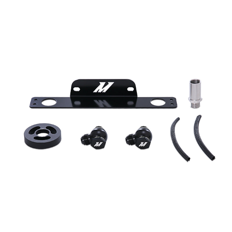 Mishimoto 10-15 Chevrolet Camaro SS Thermostatic Oil Cooler Kit - Silver Mishimoto Oil Coolers  AXOPROS