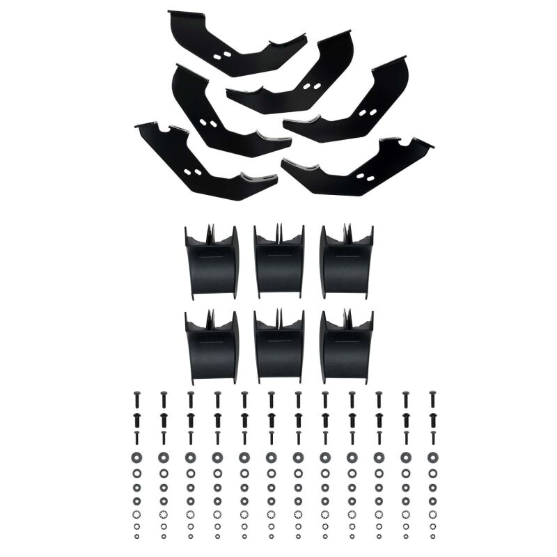 Westin 24-26 Toyota Tacoma Double Cab PRO TRAXX 5 Oval Nerf Step Bars - Black Westin Nerf Bars AXOPROS