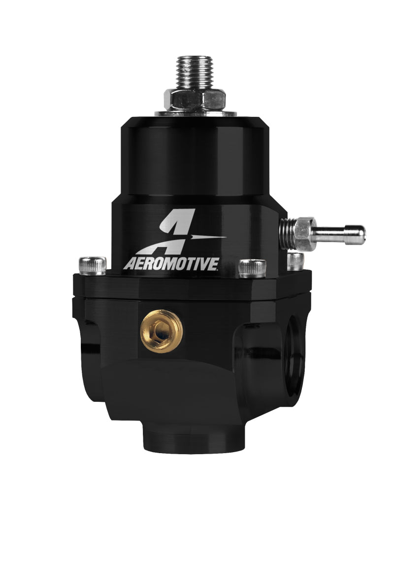Aeromotive Adjustable Regulator - 35-75PSI - .313 Valve - (2) -08 Inlets/-08 Return Aeromotive Fuel Pressure Regulators  AXOPROS