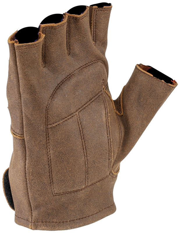 Kuryakyn Leather By River Road Buster Vintage Shorty Gloves Black - XL Kuryakyn Gloves  AXOPROS