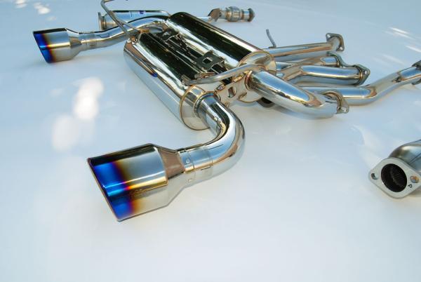 Invidia 03-05 Infiniti FX35/45 Gemini Rolled Titanium Tip Cat-back Exhaust Invidia Catback AXOPROS