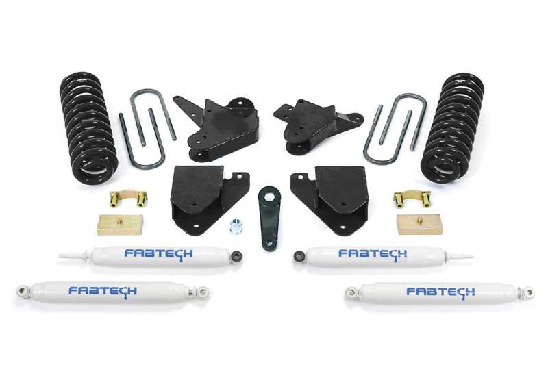 Fabtech 05-07 Ford F250 2WD V10 & Diesel 6in Basic Sys w/Perf Shks Fabtech Lift Kits AXOPROS