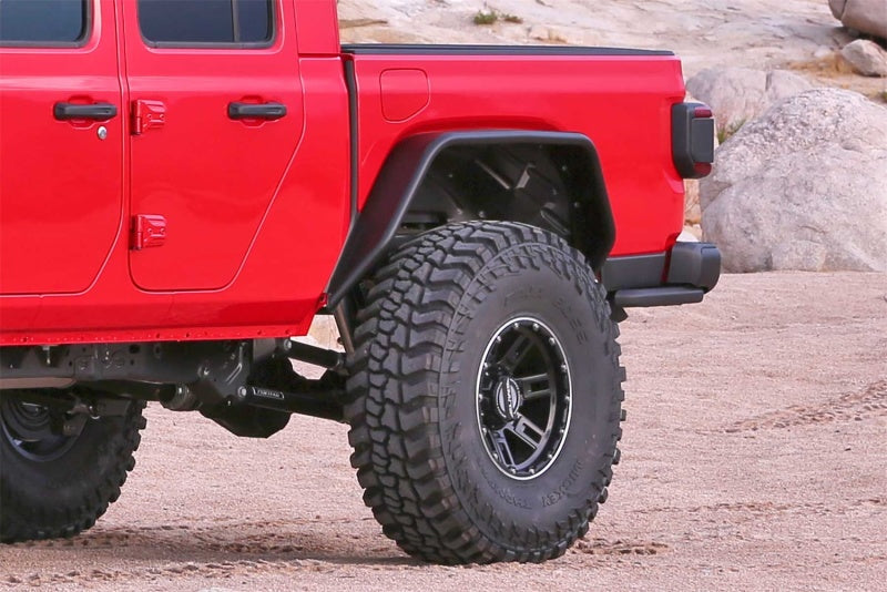 Fabtech 20-21 Jeep Gladiator 4WD Rear Steel Tube Fenders Fabtech Fender Flares  AXOPROS