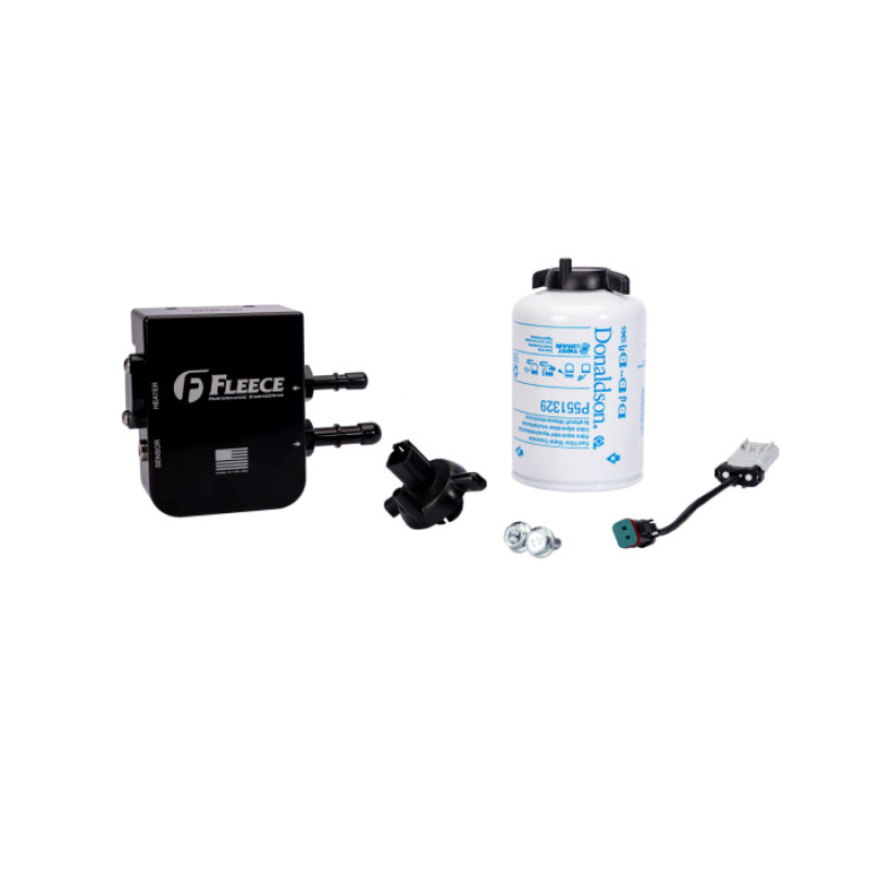Fleece Performance 19-24 Ram 2500/3500 Cummins 6.7L Under Bed Fuel Filter Assembly Fleece Performance Fuel Filters  AXOPROS