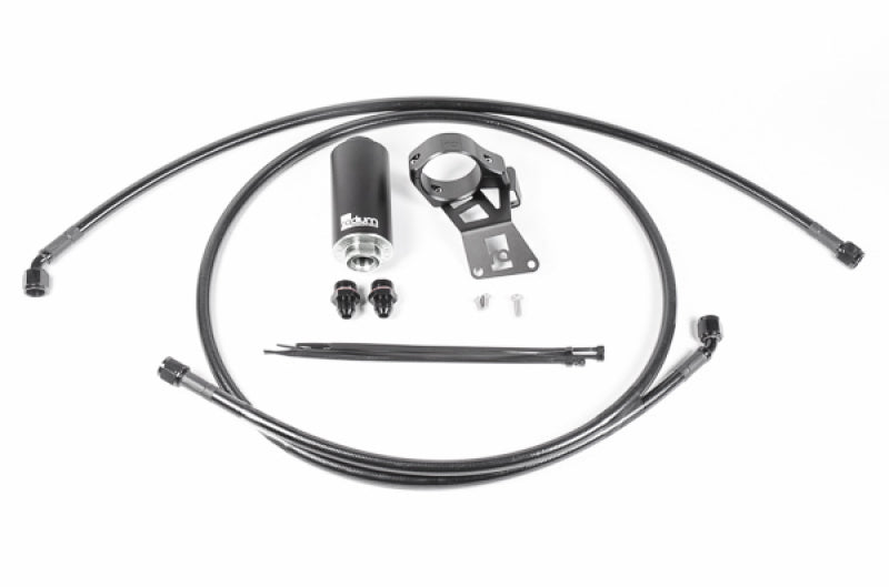 Radium Engineering Mitsubishi EVO X Fuel Hanger Feed Kit - Stainless Filter Radium Engineering Fuel Pump Hangers  AXOPROS