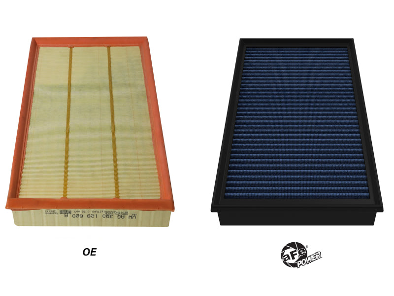 aFe aFe MagnumFLOW Pro DRY S OE Replacement Filter 17-23 Audi RS3 L5-2.5L (t) Air Filters - Drop In aftermarket performance part