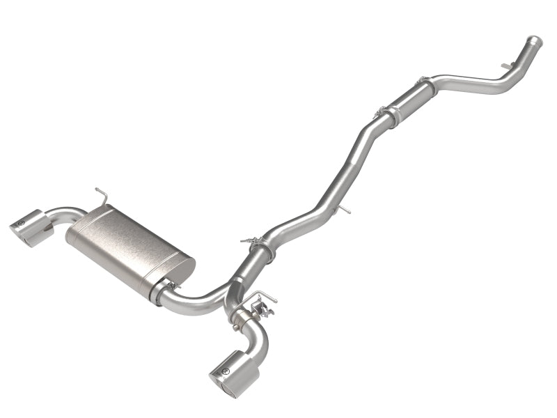 aFe POWER Takeda 2021 Toyota Supra 2.0L (t) 2.5in-3in 304 SS CB Exhaust w/ Polished Tips aFe Catback AXOPROS
