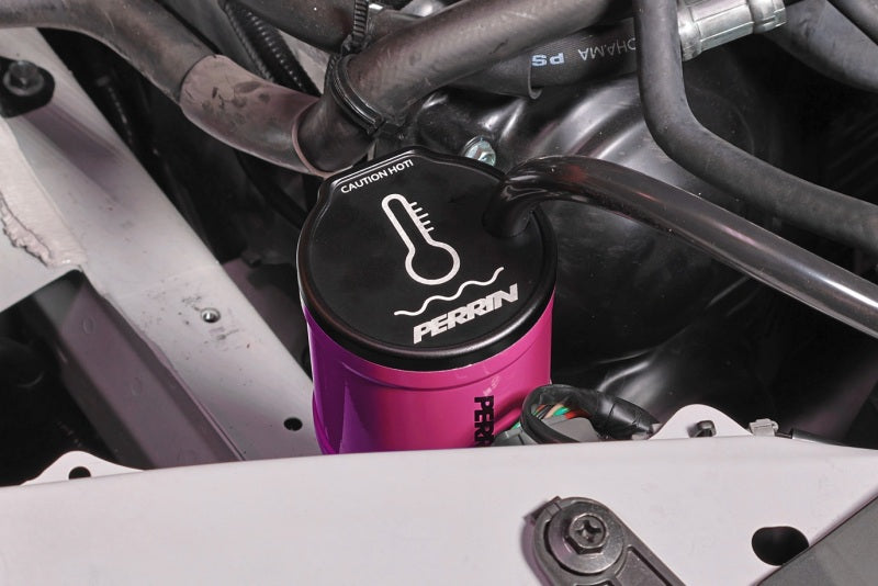 PERRIN 02-25 Subaru WRX / 04-21 STI / 13-25 BRZ/GR86/FRS/86 Coolant Overflow Tank - Hyper Pink Perrin Performance Coolant Reservoirs AXOPROS