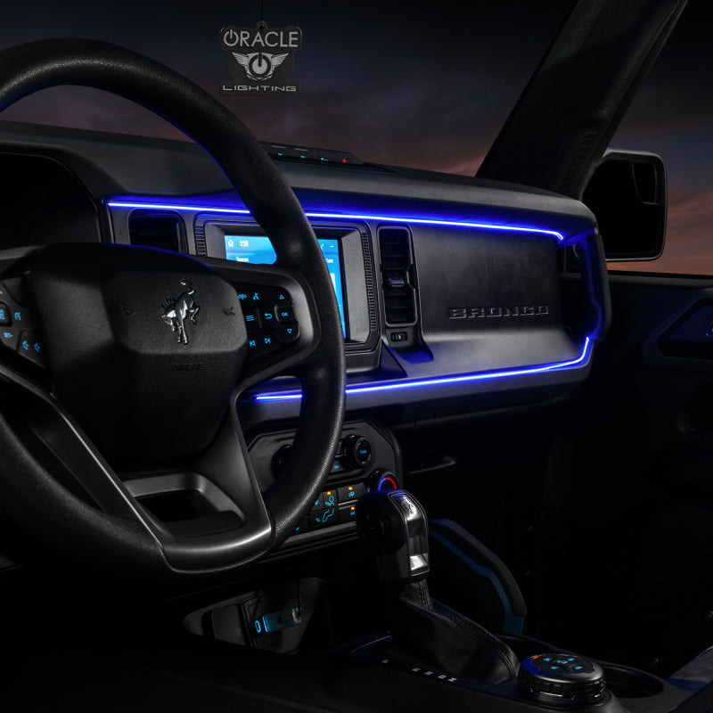 ORACLE Lighting Oracle 21-25 Ford Bronco ColorSHIFT LED Interior Dash Board Kit Headlights aftermarket performance part