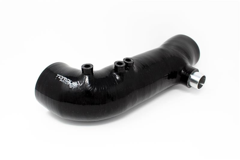 Torque Solution Turbo Inlet Hose Black (Recirc): 02-07 WRX / 04-20 STI / 05-09 Legacy GT (3in Inlet) Torque Solution Hoses AXOPROS