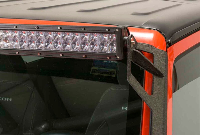 Fishbone Offroad 07-18 Jeep Wrangler JK 52In Light Bar Bracket Fishbone Offroad Light Mounts AXOPROS