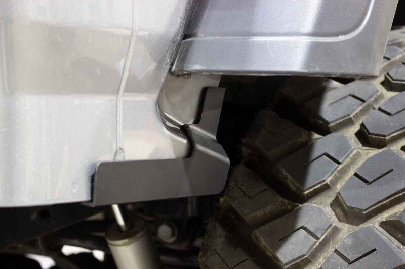 Fishbone Offroad 2018+ Jeep Wrangler JL 2/4 Door - Black Quarter Panel Chip Guards Fishbone Offroad Rocker Arms AXOPROS