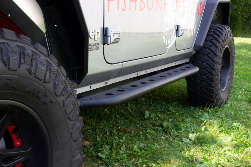 Fishbone Offroad 2018+ Jeep Wrangler JL Step Slider 4 Door Fishbone Offroad Side Steps AXOPROS