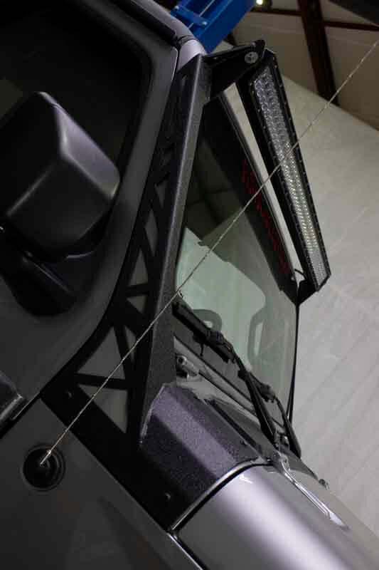 Fishbone Offroad 2018+ Jeep Wrangler JL Windshield Light Bracket Fishbone Offroad Light Mounts AXOPROS