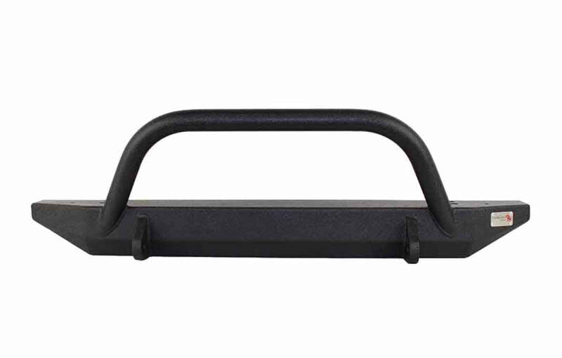 Fishbone Offroad 97-06 Jeep Wrangler TJ Rubicon Front Bumper W/Winch Guard - Blk Textured Powdercoat Fishbone Offroad Bumpers - Steel AXOPROS