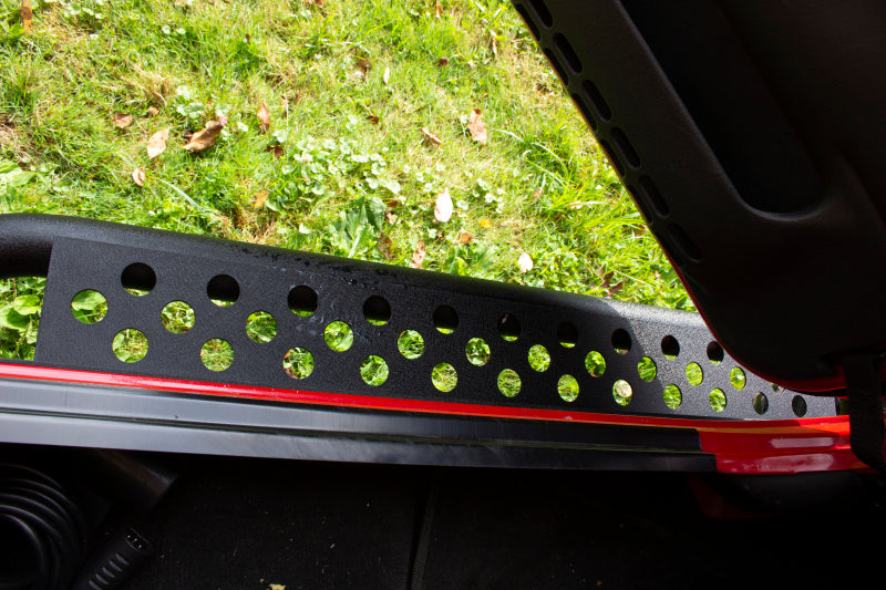 Fishbone Offroad 97-06 Jeep Wrangler TJ Steel Rock Slider - Black Textured Powdercoat Fishbone Offroad Steps AXOPROS