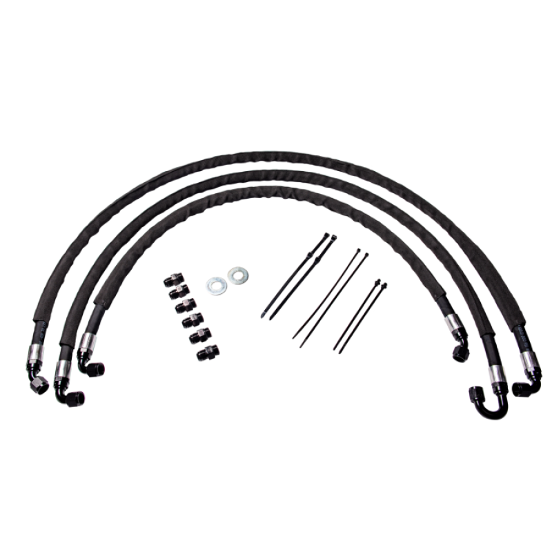 Fleece Performance 11-14 GM Duramax 2500/3500 Heavy Duty Trans Cooler Lines Fleece Performance Oil Line Kits AXOPROS