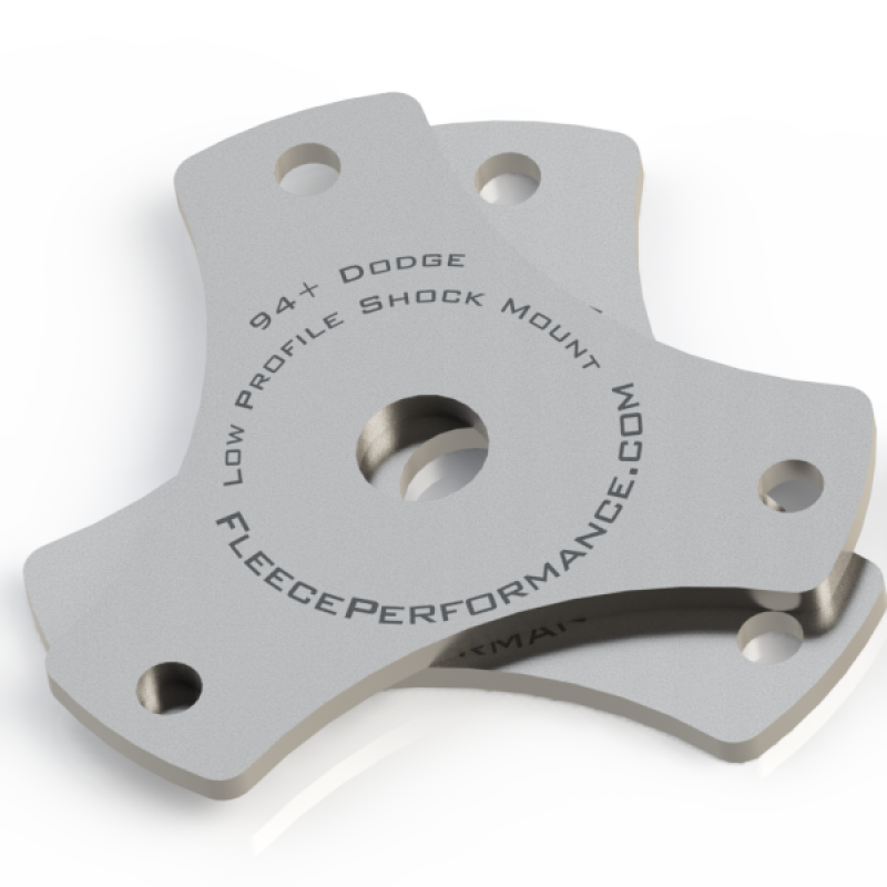 Fleece Performance 2500 and 3500 Low Profile Shock Mounts Fleece Performance Shock Mounts & Camber Plates AXOPROS