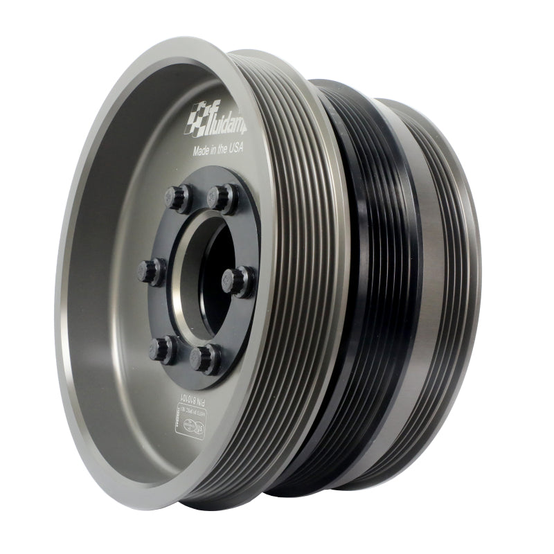 Fluidampr 12-15 Chevrolet Camaro ZL1 6.2L LSA Supercharged Steel Internally Balanced Damper Fluidampr Crankshaft Dampers AXOPROS