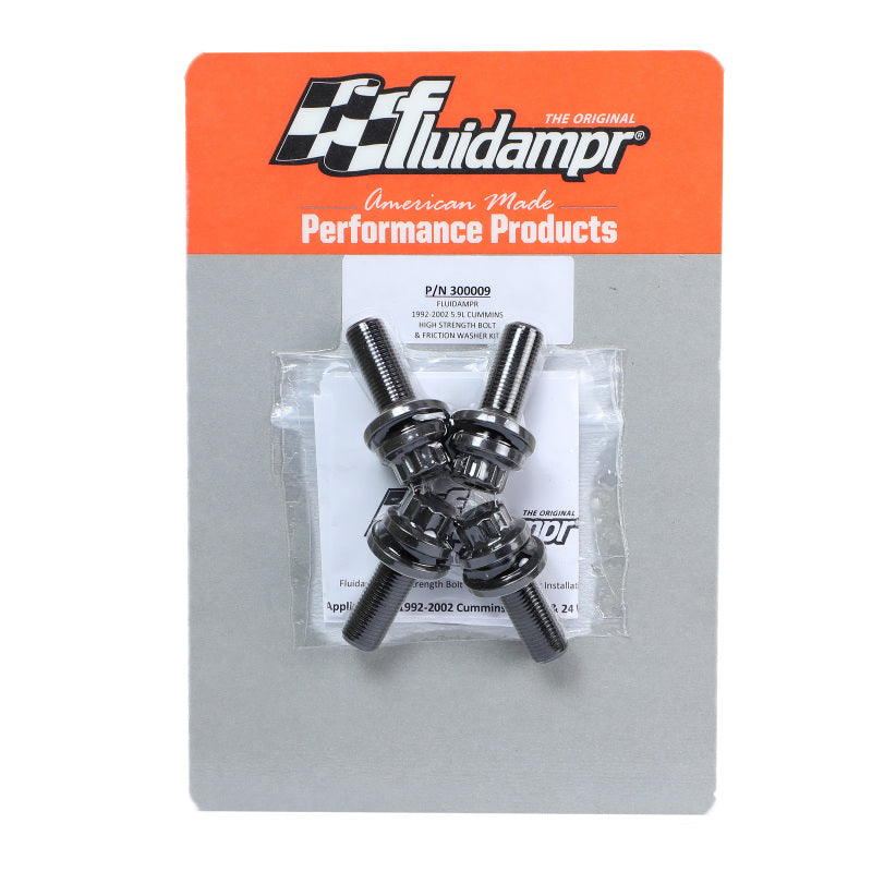 Fluidampr 89-02 Dodge Cummins 5.9L 12V/24V High Strength Bolt Kit Fluidampr Bolts AXOPROS