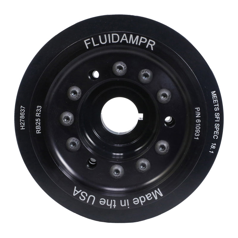 Fluidampr 94-99 Nissan Skyline R33 RB25DET (Non NEO) Steel Internally Balanced Damper Fluidampr Crankshaft Dampers AXOPROS