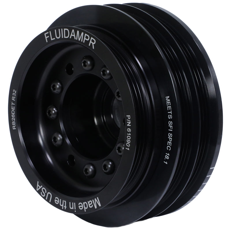 Fluidampr Nissan RB26DET Phase-1 BNR32 GT-R Steel Internally Balanced Damper Fluidampr Crankshaft Dampers AXOPROS
