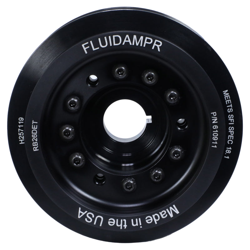 Fluidampr Nissan RB26DET Phase-2 BCNR33 GT-R / BNR-34 GT-R Steel Internally Balanced Damper Fluidampr Crankshaft Dampers AXOPROS
