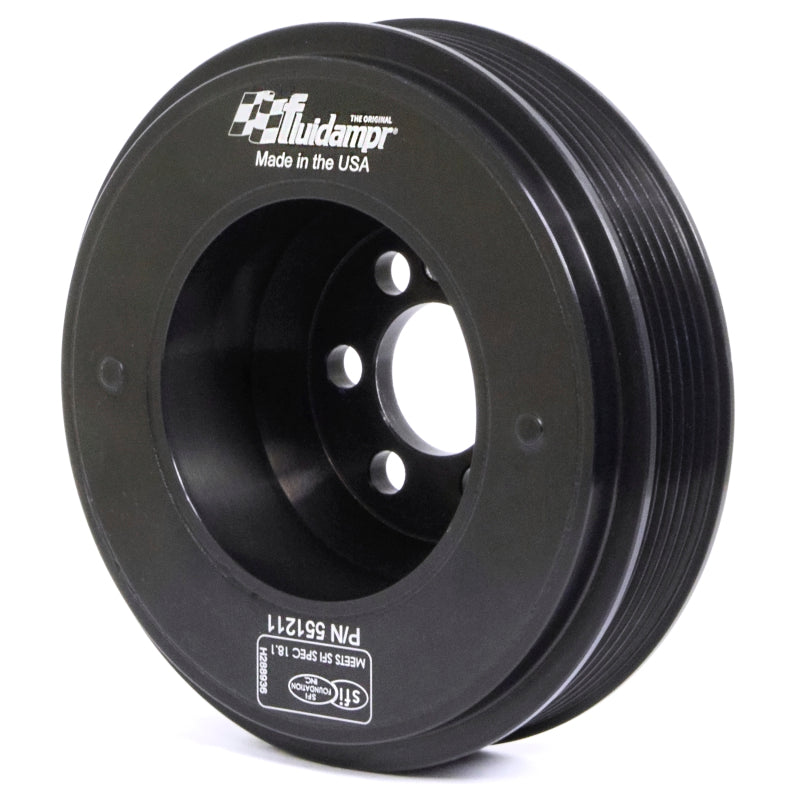 Fluidampr VW 06-08 2L FSI Motor (6 bolt hole mounting) Steel Internally Balanced Damper Fluidampr Crankshaft Dampers AXOPROS