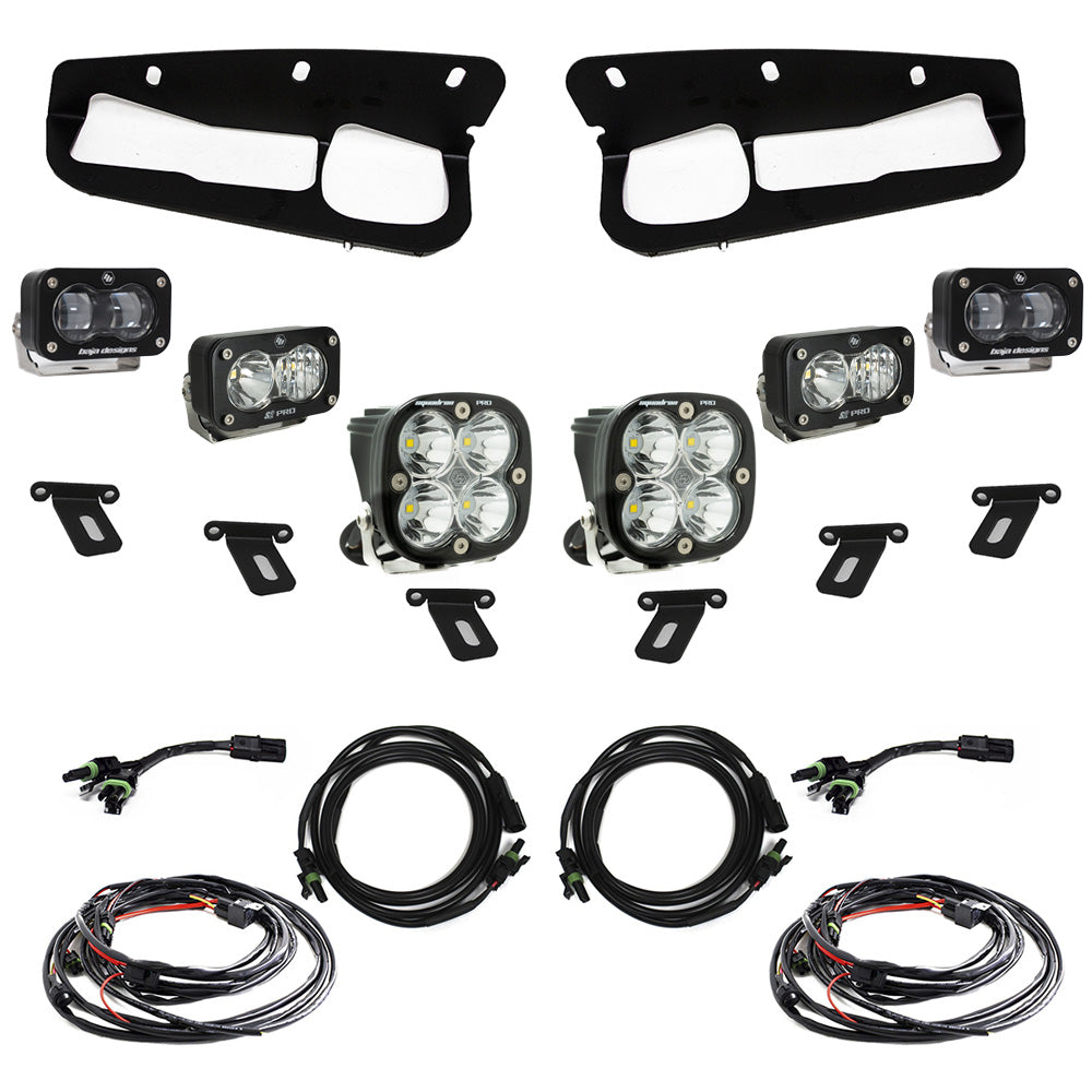 Ford Bronco S2 SAE “Pro” Fog Pocket Light Kit Baja Designs Fog Light Kit AXOPROS