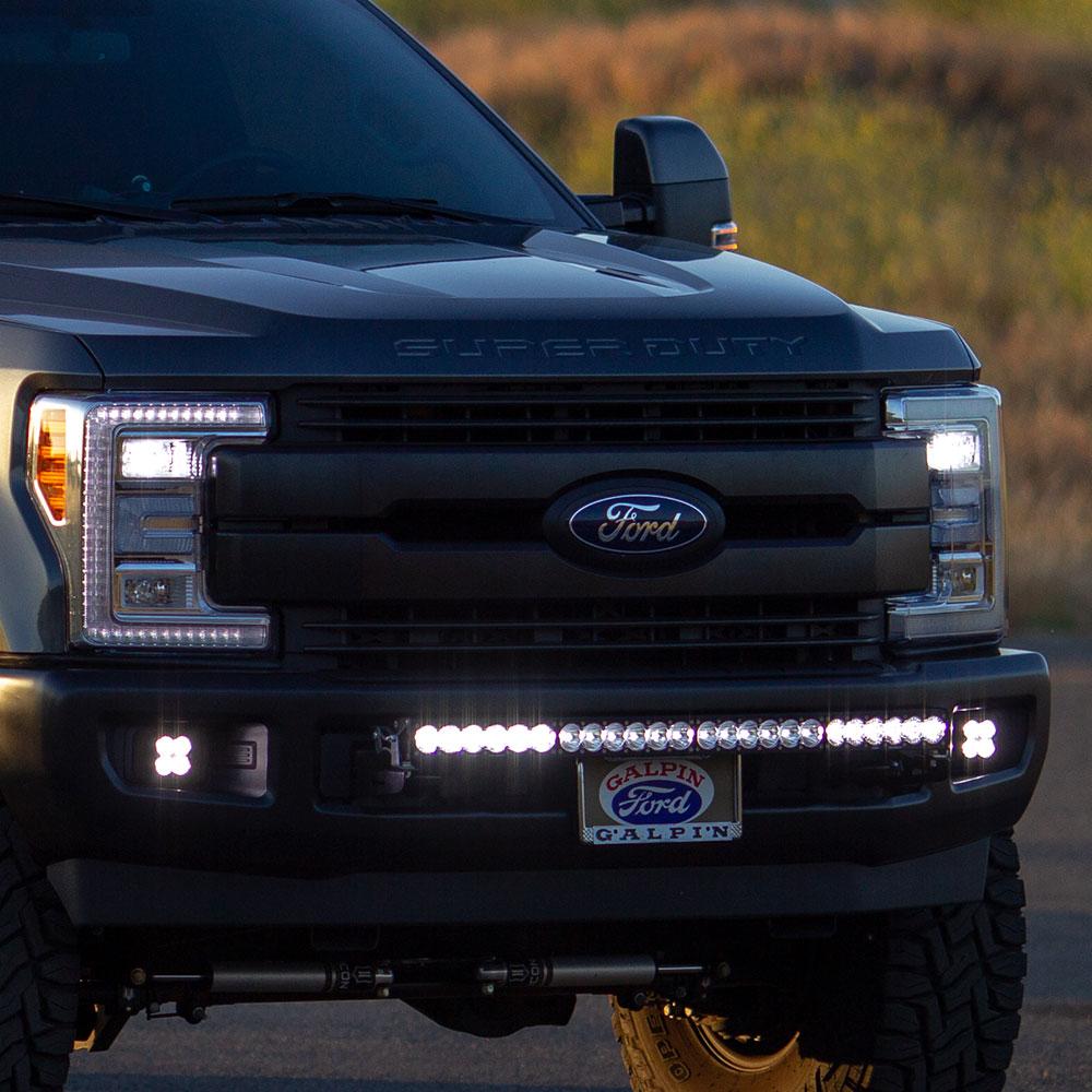 Ford Onx6 30" Arc Front Bumper Kit Baja Designs Bumper AXOPROS